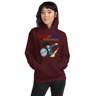 Warrior Woman Flying High Hoodie