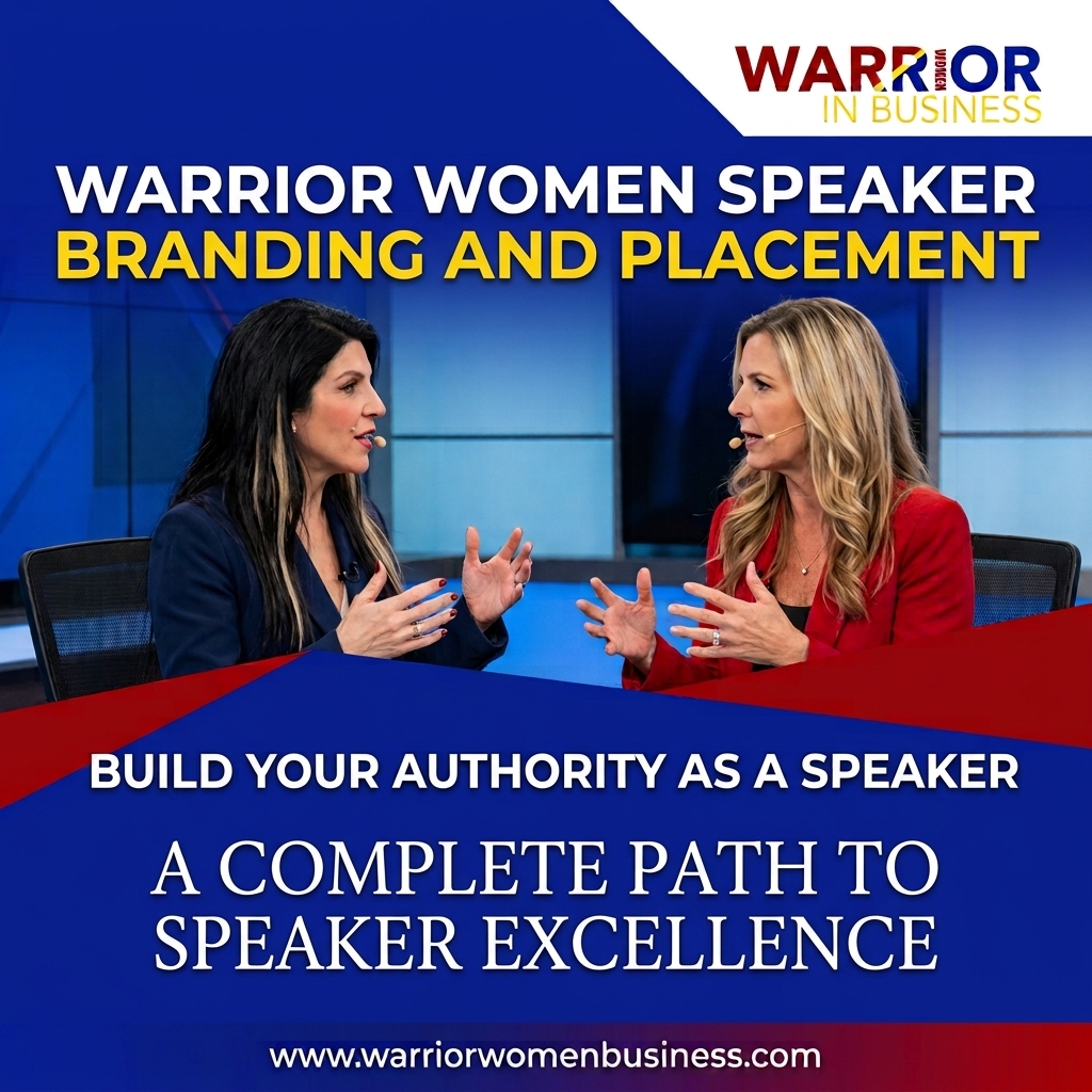 Warrior Women Speaker Branding and Placement